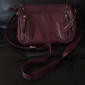 Genuine leather exterior bag